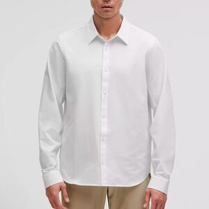 Lululemon New Venture White Men's Shirt S Small Slim